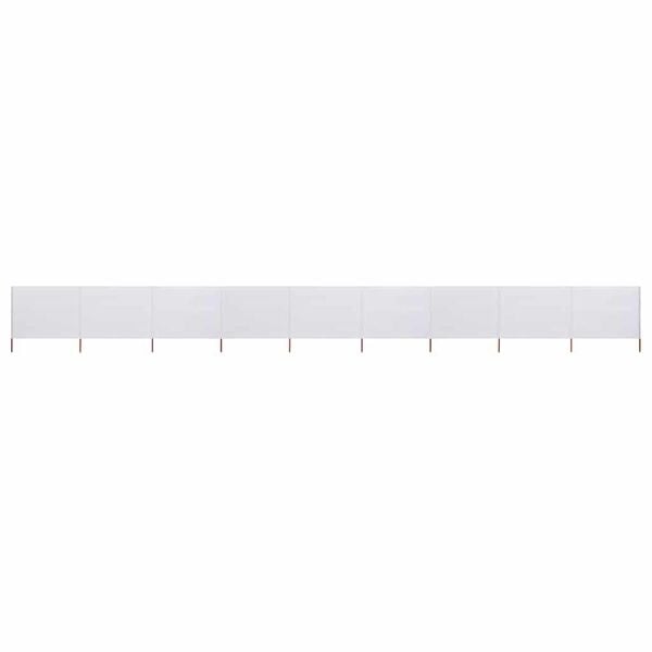 Vidaxl Brise-vent pliable 9 panneaux 1200x160 cm - Sable - 34% de remise