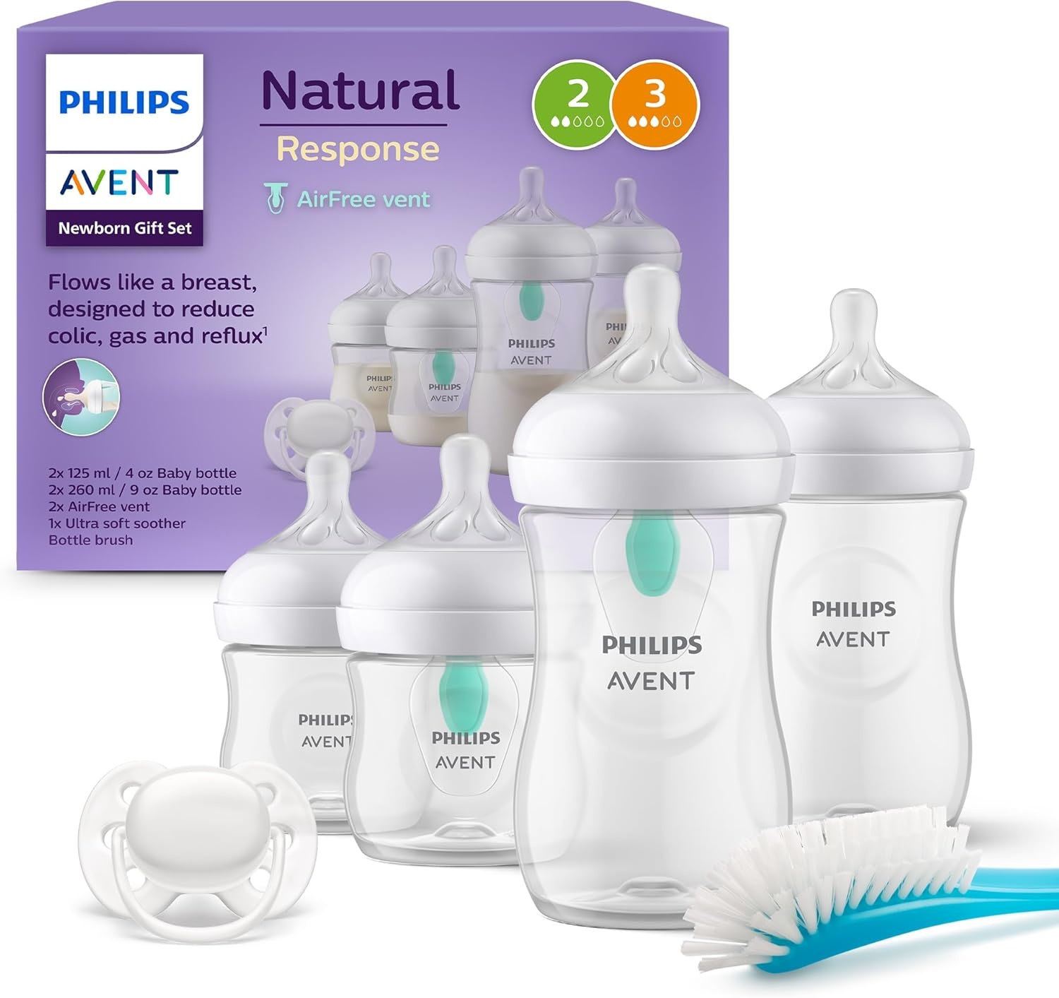 Set 4 Biberons Anti-Coliques Philips Avent - 32% de remise