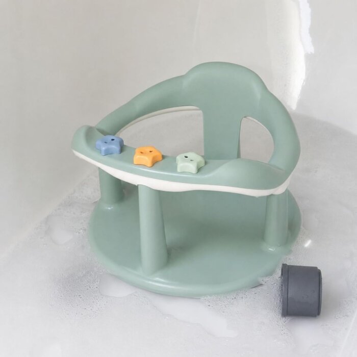 Siège de bain bébé ergonomique - Vert émeraude - 31% de remise