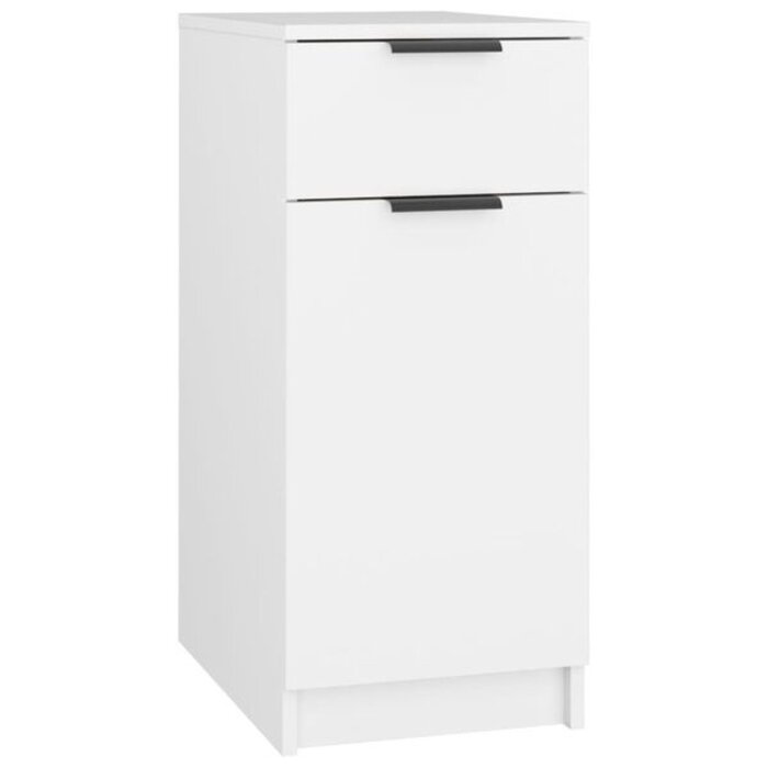 Vidaxl Caisson de bureau blanc 33,5 x 50 x 75 cm - 34% de remise