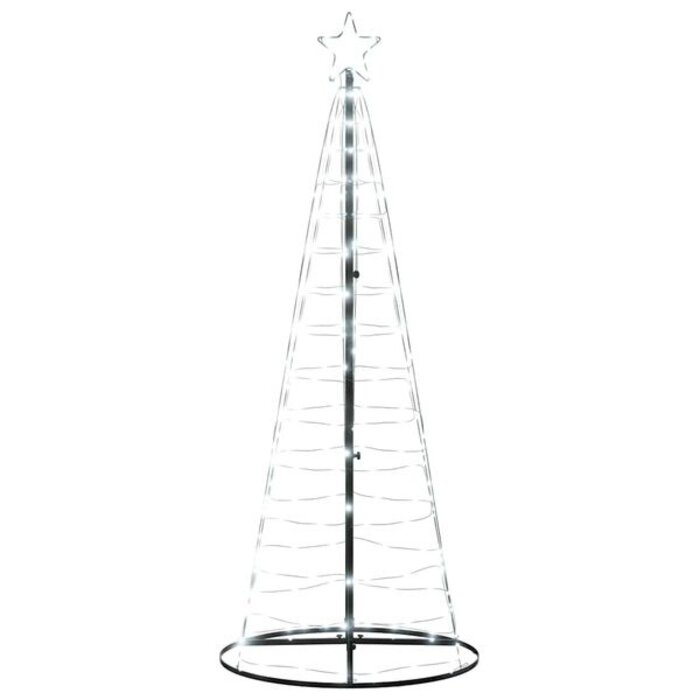 Vidaxl Sapin de Noël lumineux 180 cm, 200 LED blanc froid - 33% de remise