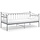 Canapé-lit métal 90x200 cm - Gris - 35% de remise