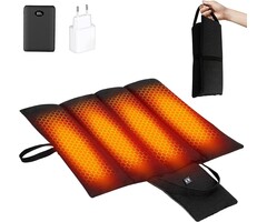 Coussin chauffant pliable avec batterie 10 000 mAh - 50% de remise