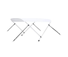 Vidaxl Bimini pour bateau 2 arceaux 180x150x110 cm blanc - 51% de remise