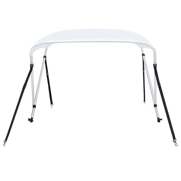 Vidaxl Bimini bateau 2 arceaux 180x150x110 cm blanc - 34% de remise