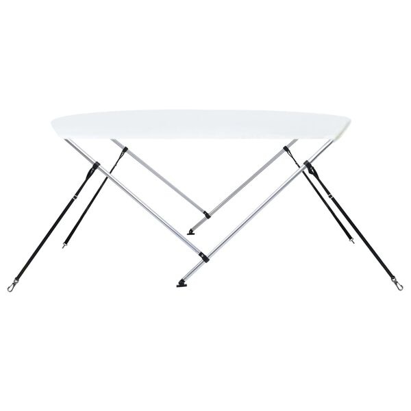 Vidaxl Bimini bateau 2 arceaux 180x150x110 cm blanc - 34% de remise
