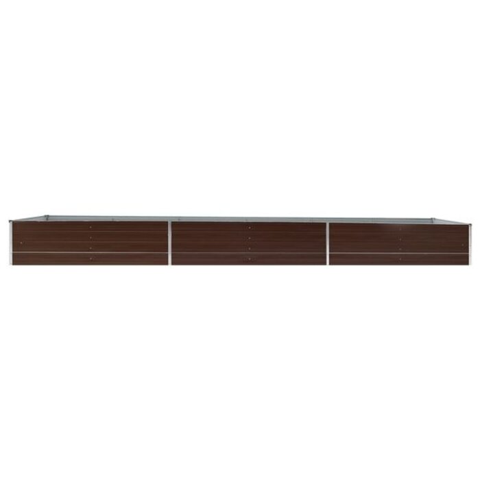 Vidaxl Jardinière surélevée acier galvanisé 480x80x45cm - 34% de remise