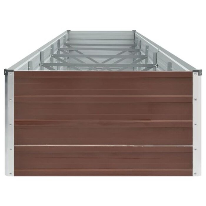 Vidaxl Jardinière surélevée acier galvanisé 480x80x45cm - 34% de remise