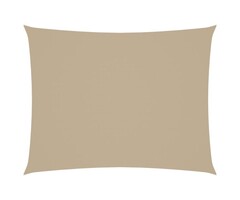 Vidaxl Voile d'ombrage rectangulaire 4x5m Beige - 43% de remise