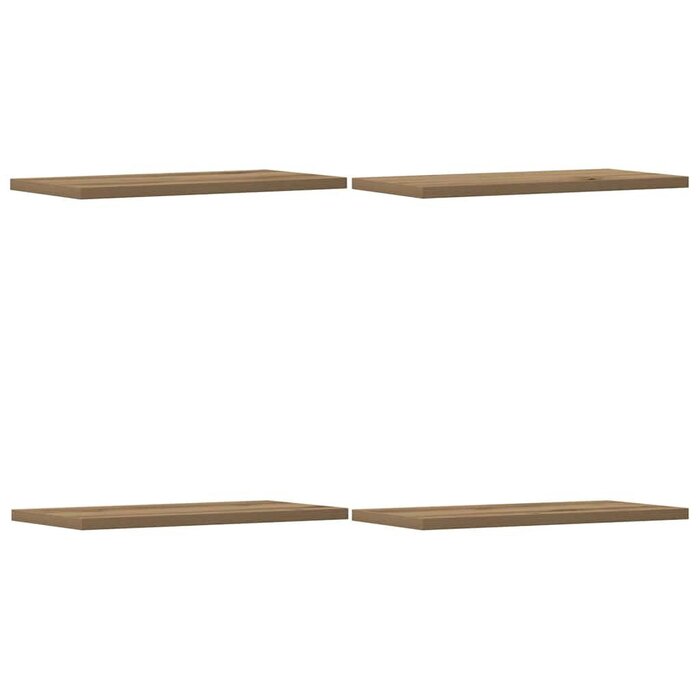 Vidaxl Lot de 4 étagères murales chêne artisan 40x20cm - 31% de remise