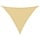 Voile d'ombrage triangulaire 5x5x6 m sable - 33% de remise