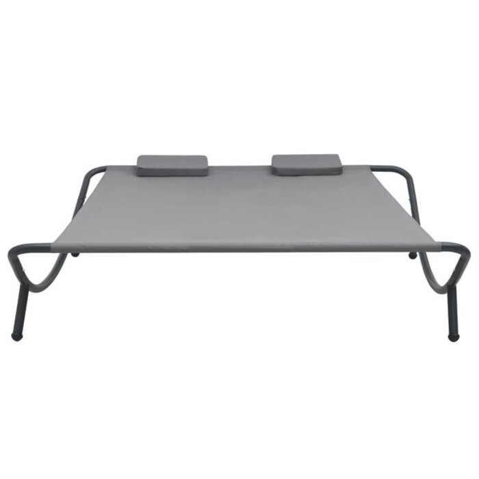 Vidaxl Bain de soleil double anthracite 200x173 cm - 51% de remise