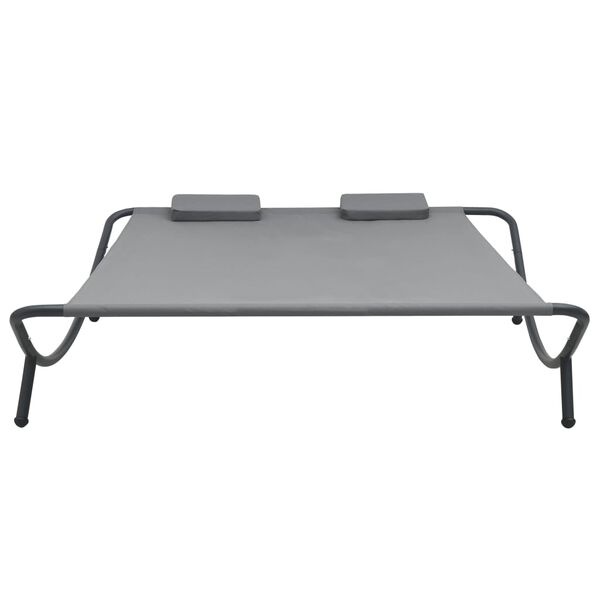 Vidaxl Bain de soleil double anthracite 200x173 cm - 51% de remise