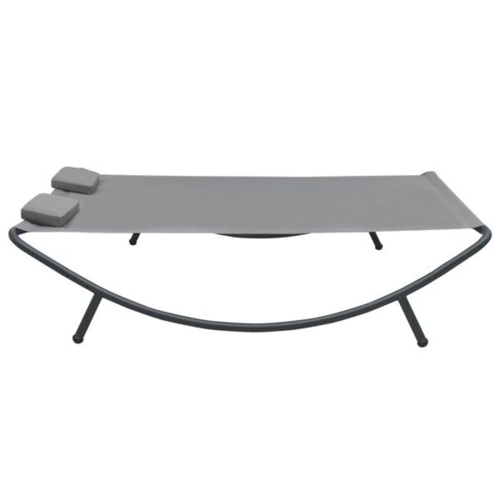 Vidaxl Bain de soleil double anthracite 200x173 cm - 51% de remise