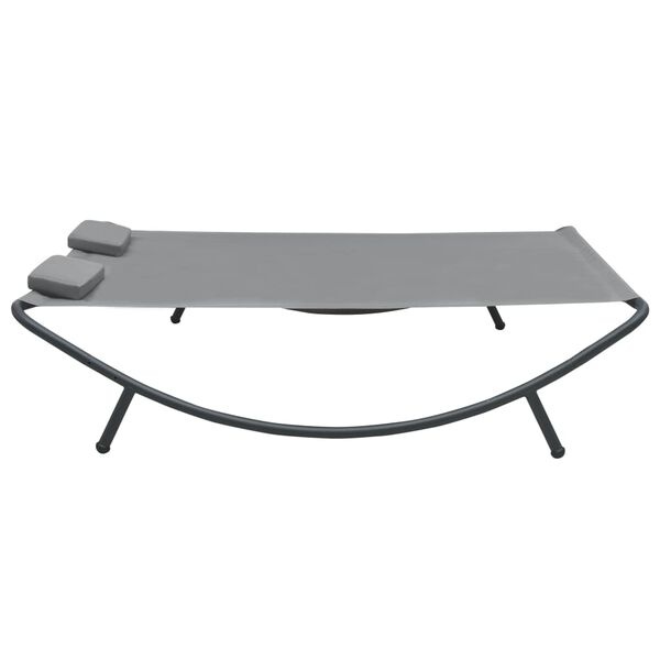 Vidaxl Bain de soleil double anthracite 200x173 cm - 51% de remise