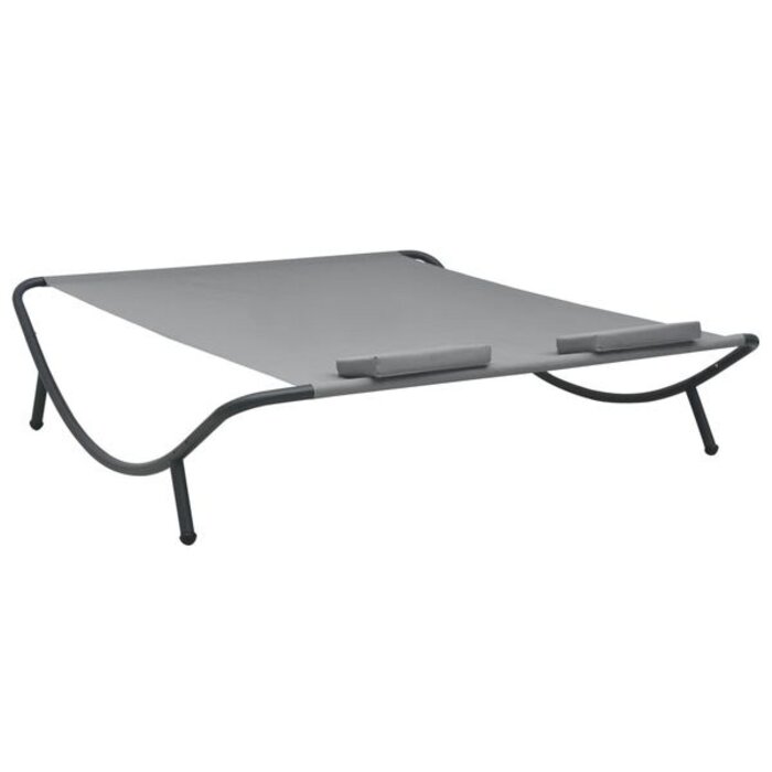Vidaxl Bain de soleil double anthracite 200x173 cm - 51% de remise