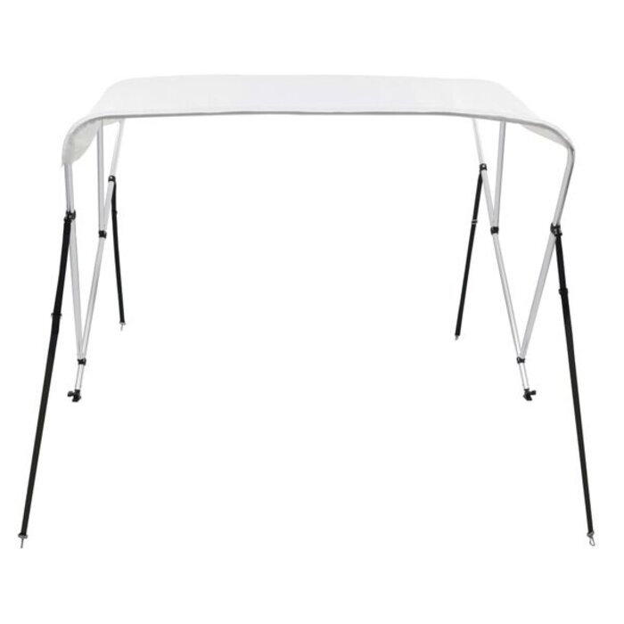 Vidaxl Bimini pour bateau 3 arceaux 183x180x137 cm blanc - 35% de remise