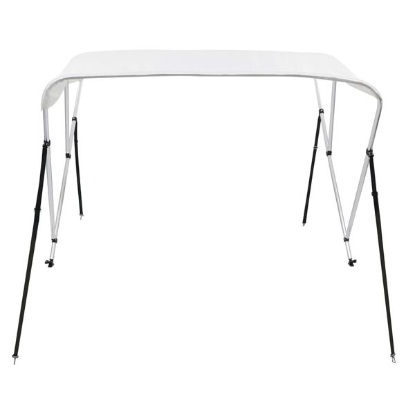 Vidaxl Bimini pour bateau 3 arceaux 183x180x137 cm blanc - 35% de remise