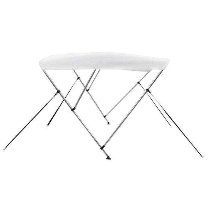 Vidaxl Bimini pour bateau 3 arceaux 183x180x137 cm blanc - 35% de remise