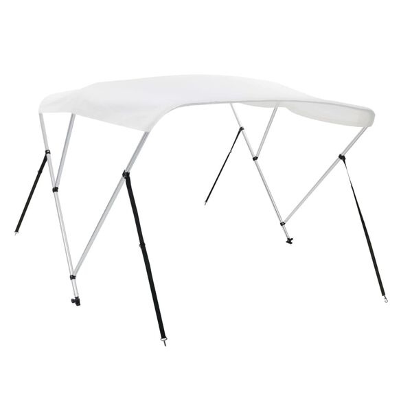 Vidaxl Bimini pour bateau 3 arceaux 183x180x137 cm blanc - 35% de remise