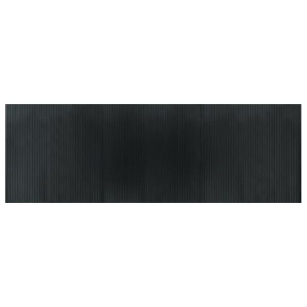 Vidaxl Tapis rectangulaire en bambou gris 100 x 300 cm - 33% de remise
