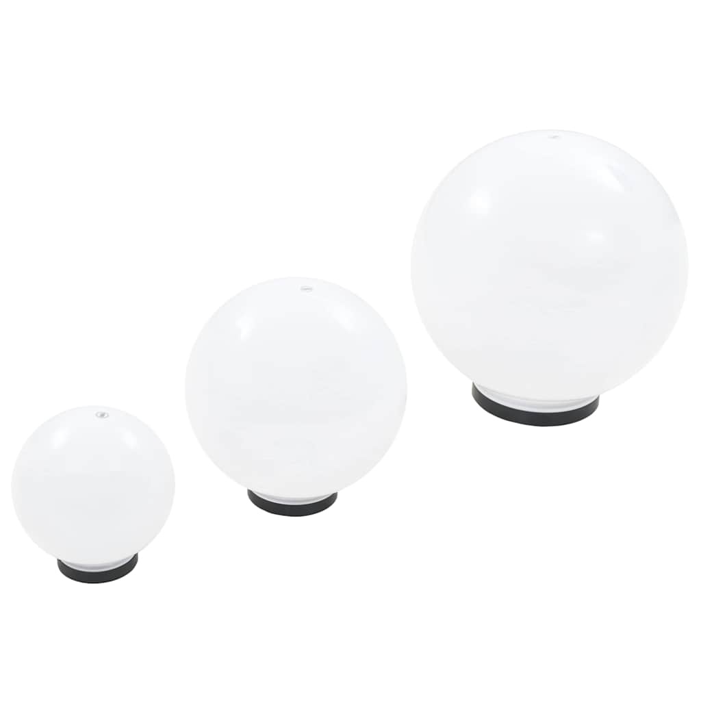 Vidaxl Lot de 3 Lampes Sphériques LED 20/30/40cm Blanc - 34% de remise