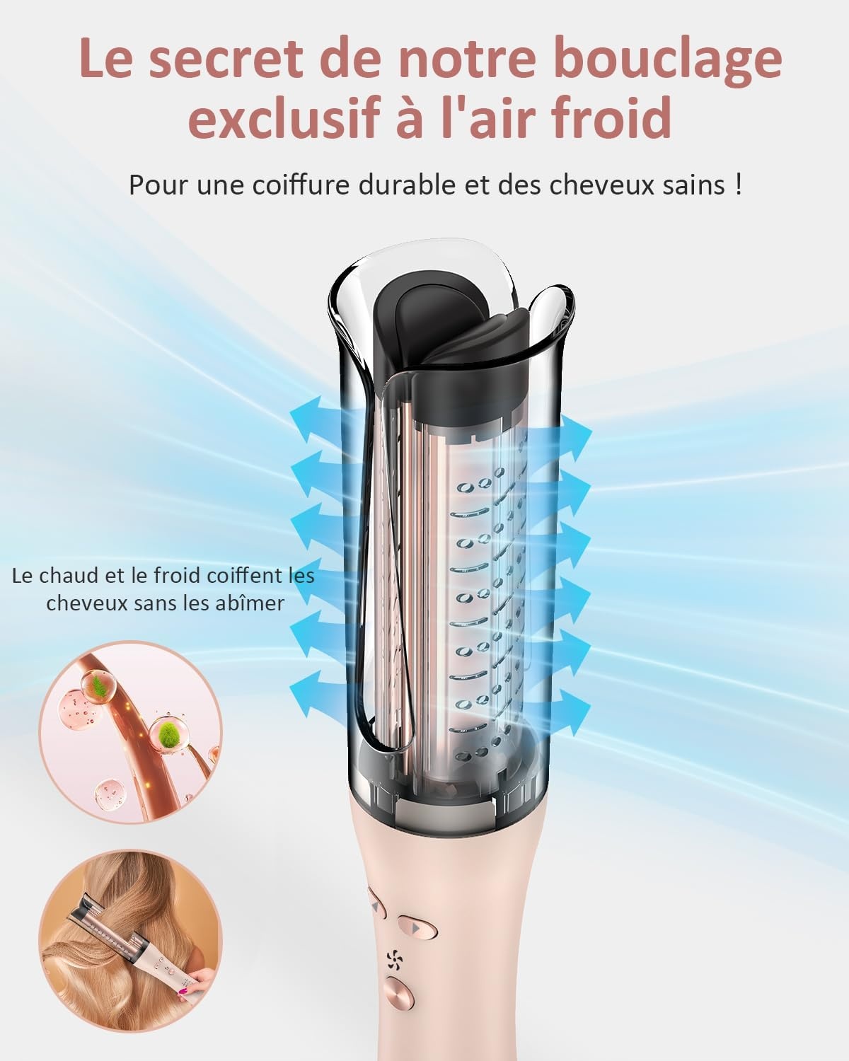 Fer à boucler automatique rotatif - 33% de remise - Déballé bon état