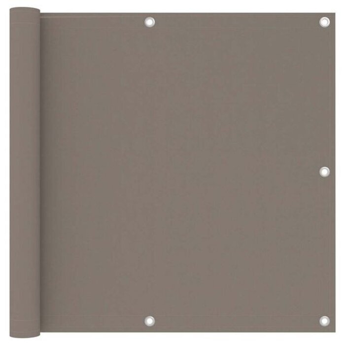 Vidaxl Brise-vue balcon 90x600 cm taupe - 31% de remise