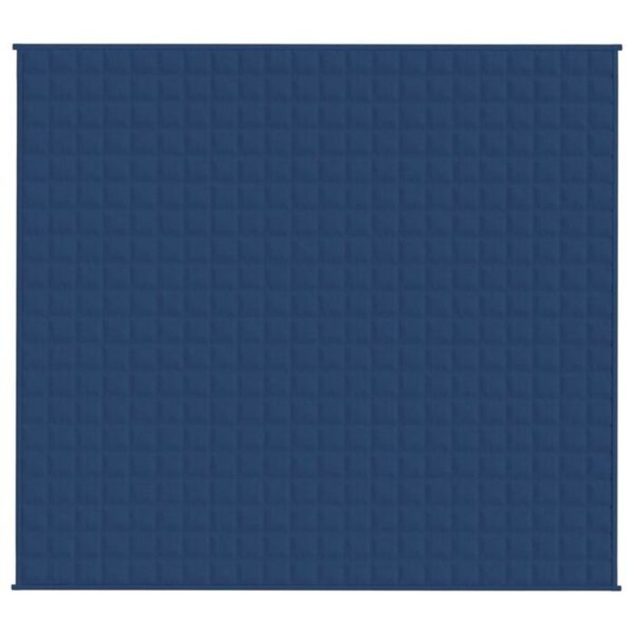 Vidaxl Couverture lestée 200x220 cm 9 kg - Bleue - 38% de remise