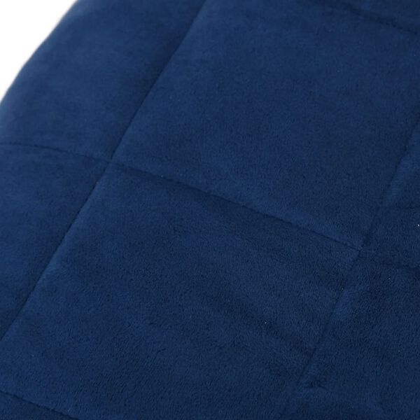 Vidaxl Couverture lestée 200x220 cm 9 kg - Bleue - 38% de remise