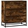 Commode industrielle 68x35x76 cm chêne fumé - 34% de remise