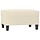 Repose-pieds en similicuir crème 70x55x41cm - 34% de remise