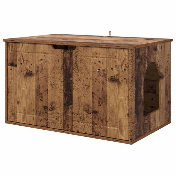 Vidaxl Maison pour chat en bois d'ingénierie - 85 x 55 x 50,5 cm - 34% de remise