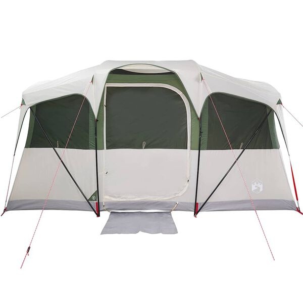 Vidaxl Grande Tente Familiale 435x255x216cm - Blanc/Vert - 35% de remise