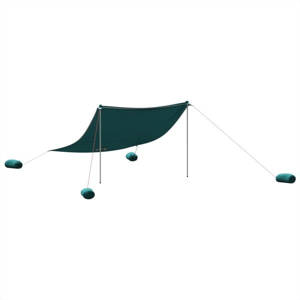 Vidaxl Abri de plage 304x300 cm vert - 33% de remise - Déballé / Bon état