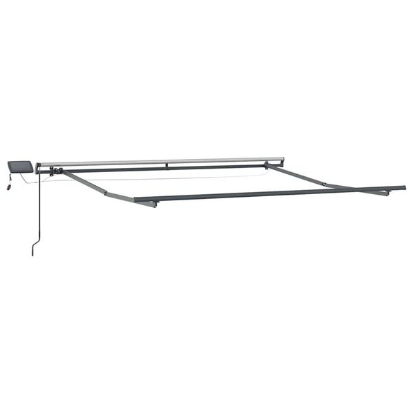 Marquise rétractable 3,5 x 2,5 m Anthracite - 68% de remise