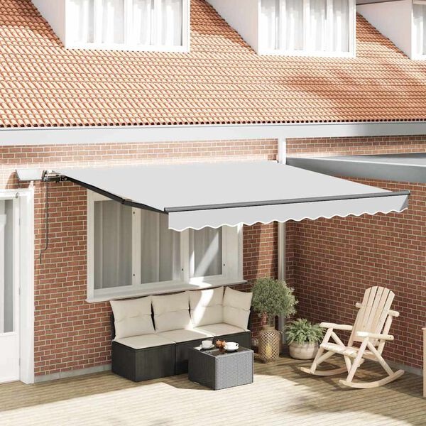 Marquise rétractable 3,5 x 2,5 m Anthracite - 68% de remise