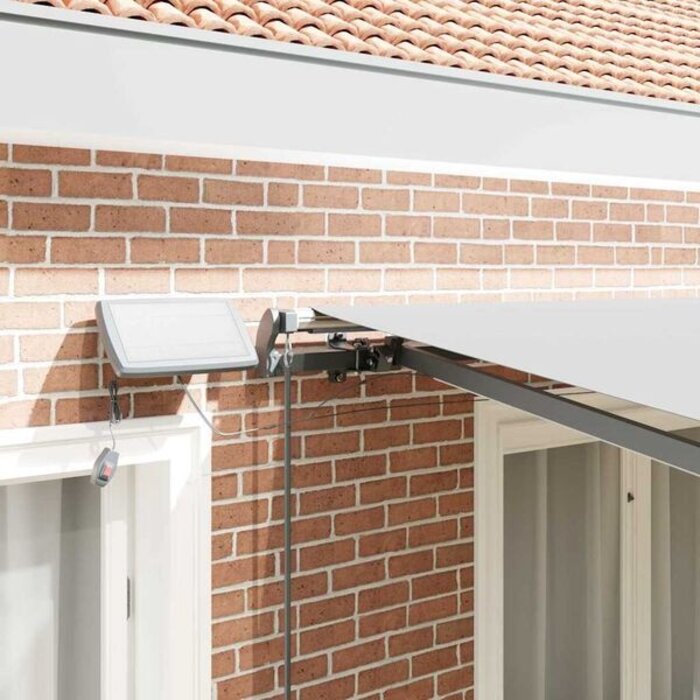 Marquise rétractable 3,5 x 2,5 m Anthracite - 68% de remise