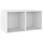 Meuble de rangement pour vinyles blanc - 71x34x36 cm - 66% de remise