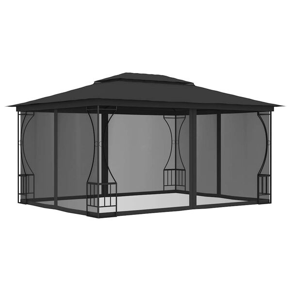 Tonnelle de jardin 300x400 cm anthracite - 42% de remise