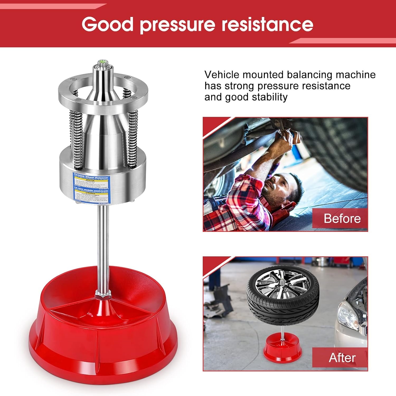 Équilibreuse de roue portable - 34% de remise