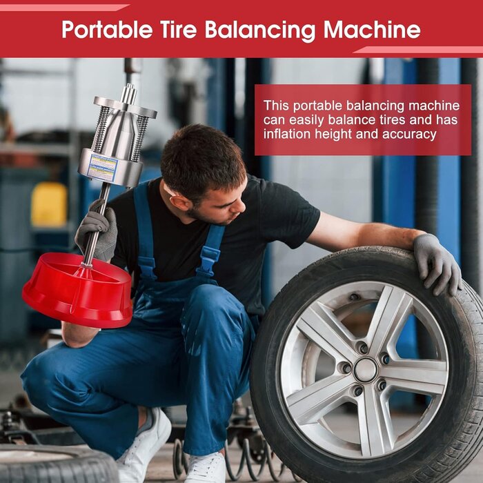 Équilibreuse de roue portable - 34% de remise
