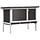 Clapier à lapins en bois gris 90x45x65cm - 33% de remise