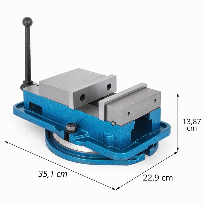 Étau d'établi rotatif en fonte 125 mm - 35% de remise