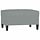 Repose-pieds design en tissu gris clair - 33% de remise