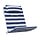 Lot de 2 Coussins de Chaise Adirondack - Rayé Bleu et Blanc - 33% de remise