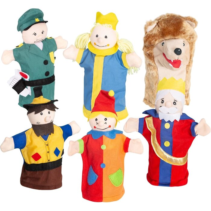 Set de 6 marionnettes à main - 30% de remise - État : Déballé