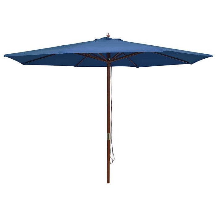 Parasol de jardin bois bleu 350 cm - 38% de remise