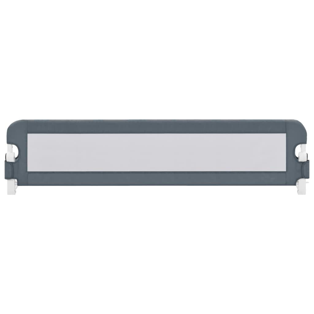 Barrière de lit 180x42 cm - Gris - 32% de remise