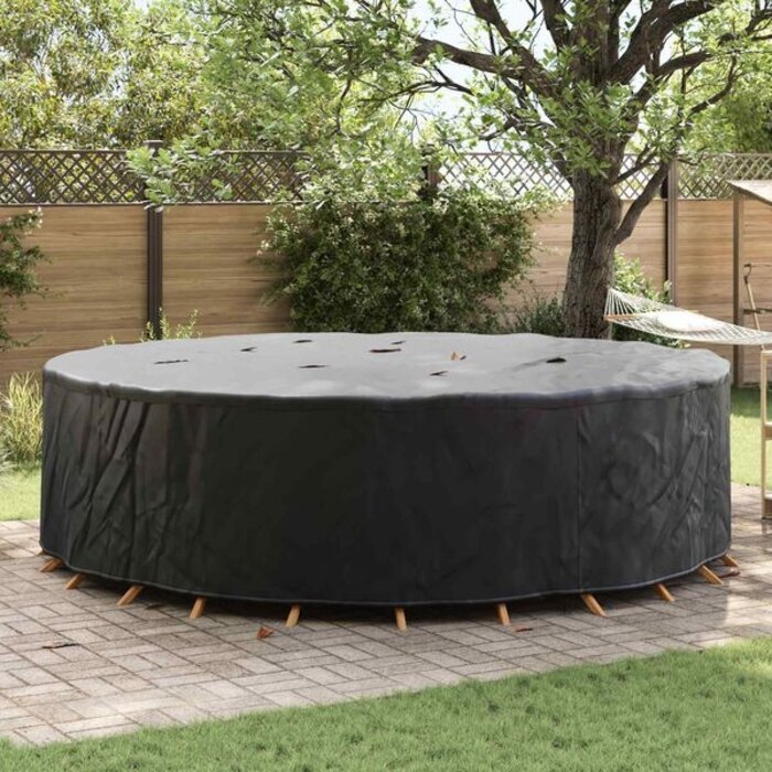 Housse de Protection Ronde 320x320cm - Tissu Oxford - 34% de remise